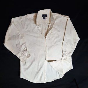 Abercrombie & Fitch Country Clothes Vintage Off White Large Cotton Jacket Top